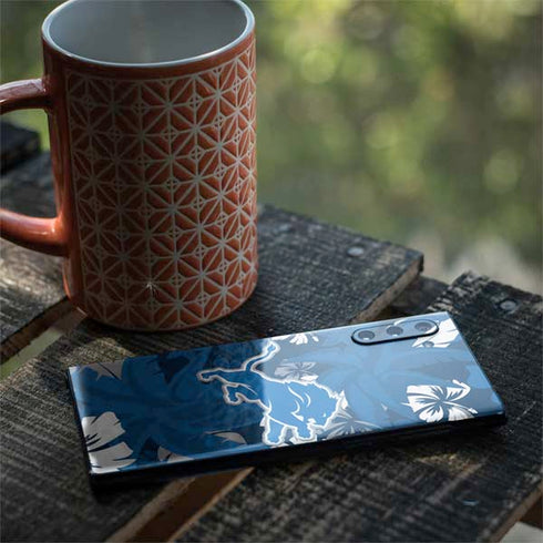 NFL Detroit Lions Tropical Print Galaxy Note 10 Skin