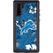 NFL Detroit Lions Tropical Print Galaxy Note 10 Waterproof Case