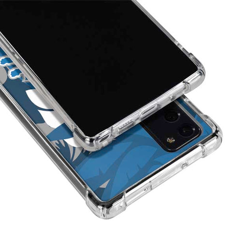 NFL Detroit Lions Tropical Print Galaxy Note20 5G Clear Case
