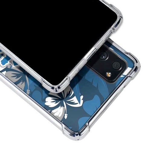 NFL Detroit Lions Tropical Print Galaxy S20 FE Clear Case
