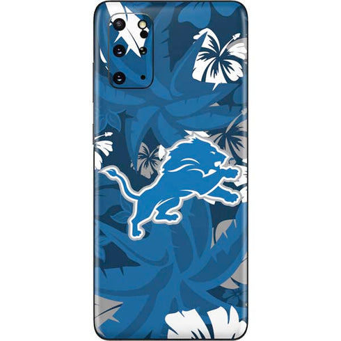 NFL Detroit Lions Tropical Print Galaxy S20 Plus Skin