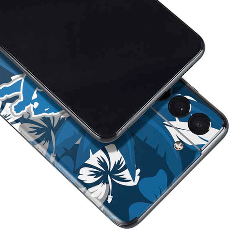 NFL Detroit Lions Tropical Print Galaxy S21 5G Skin