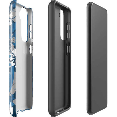 NFL Detroit Lions Tropical Print Galaxy S21 FE Pro Case