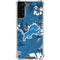 NFL Detroit Lions Tropical Print Galaxy S21 Plus 5G Clear Case