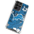 NFL Detroit Lions Tropical Print Galaxy S21 Ultra 5G Clear Case