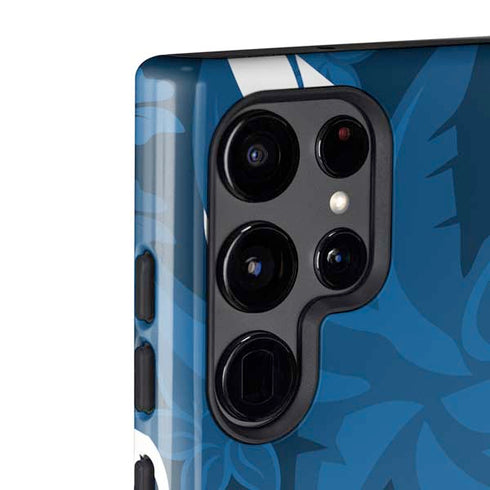 NFL Detroit Lions Tropical Print Galaxy S22 Ultra Pro Case