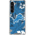 NFL Detroit Lions Tropical Print Galaxy S23 Clear Case