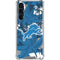 NFL Detroit Lions Tropical Print Galaxy S23 Plus Clear Case