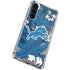 NFL Detroit Lions Tropical Print Galaxy S23 Plus Clear Case