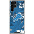 NFL Detroit Lions Tropical Print Galaxy S24 Ultra Clear Case