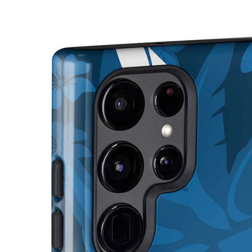 NFL Detroit Lions Tropical Print Galaxy S24 Ultra Impact Case