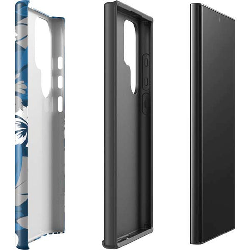 NFL Detroit Lions Tropical Print Galaxy S24 Ultra Impact Case