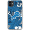 NFL Detroit Lions Tropical Print iPhone 11 Clear Case