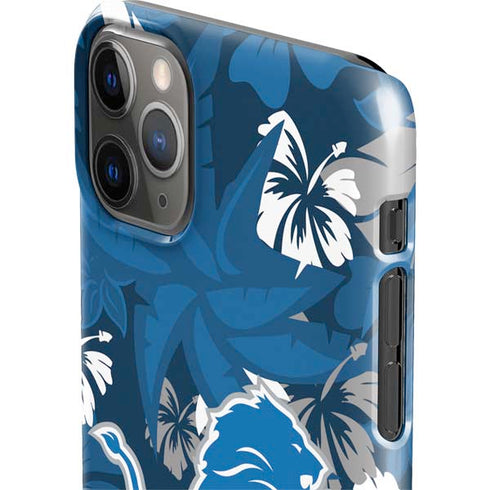 NFL Detroit Lions Tropical Print iPhone 11 Pro Max Lite Case