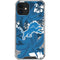 NFL Detroit Lions Tropical Print iPhone 12 Mini Clear Case
