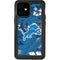 NFL Detroit Lions Tropical Print iPhone 12 Mini Waterproof Case