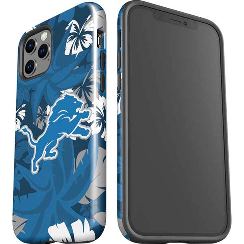 NFL Detroit Lions Tropical Print iPhone 12 Pro Max Impact Case