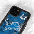 NFL Detroit Lions Tropical Print iPhone 13 Mini Waterproof Case