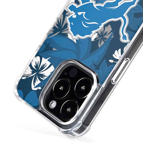 NFL Detroit Lions Tropical Print iPhone 13 Pro MagSafe Case