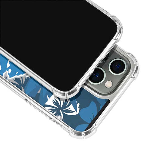 NFL Detroit Lions Tropical Print iPhone 15 Pro Clear Case