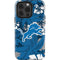 NFL Detroit Lions Tropical Print iPhone 14 Pro Impact Case