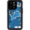 NFL Detroit Lions Tropical Print iPhone 14 Pro Waterproof Case