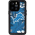 NFL Detroit Lions Tropical Print iPhone 14 Pro Waterproof Case