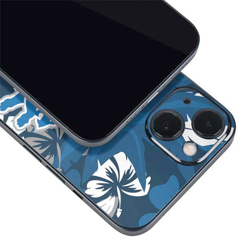 NFL Detroit Lions Tropical Print iPhone 14 Skin