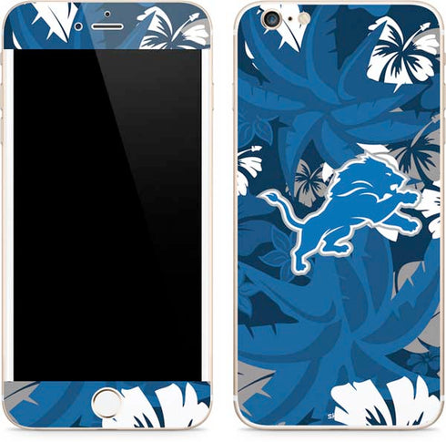 NFL Detroit Lions Tropical Print iPhone 6/6s Plus Skin
