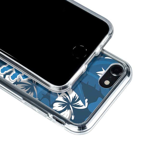 NFL Detroit Lions Tropical Print iPhone SE (2nd & 3rd Gen) Clear Case