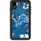 NFL Detroit Lions Tropical Print iPhone XR Waterproof Case