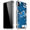 NFL Detroit Lions Tropical Print iPhone XS Max Clear Case