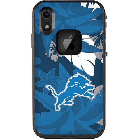 NFL Detroit Lions Tropical Print LifeProof Fre iPhone Skin