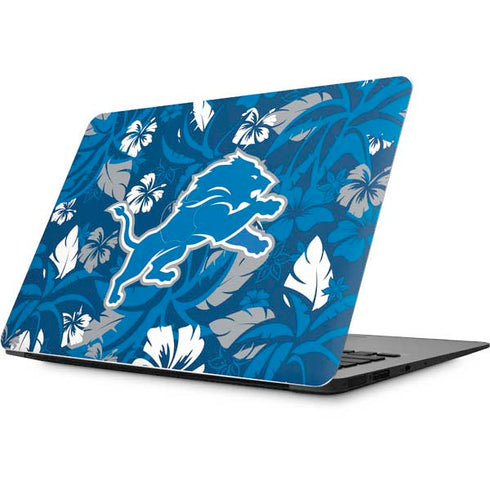 NFL Detroit Lions Tropical Print Apple MacBook Skin