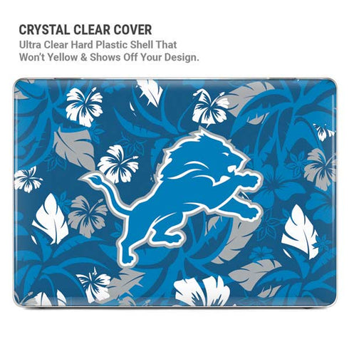NFL Detroit Lions Tropical Print MacBook Air 15in (2023-2025) Case plus Skin