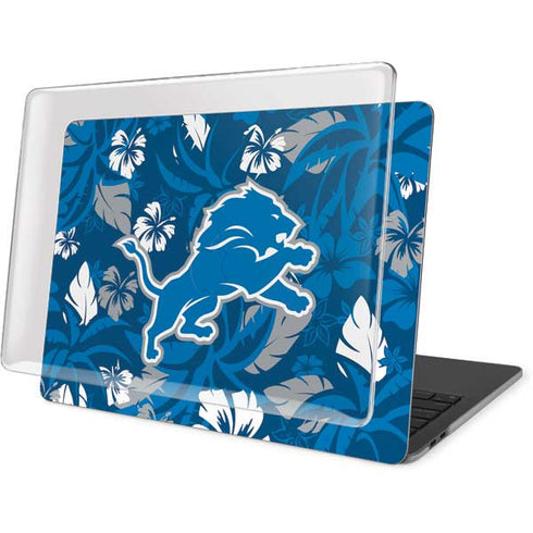 NFL Detroit Lions Tropical Print MacBook Pro 16in (2019-20) Case plus Skin