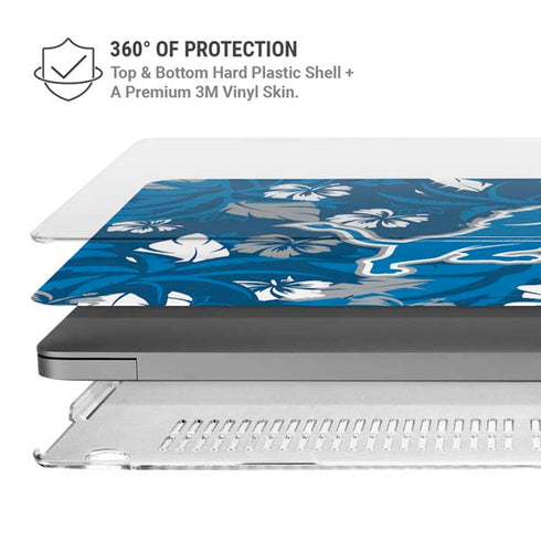 NFL Detroit Lions Tropical Print MacBook Pro 16in (2021-25) Case plus Skin