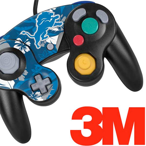 NFL Detroit Lions Tropical Print Nintendo GameCube Controller Skin