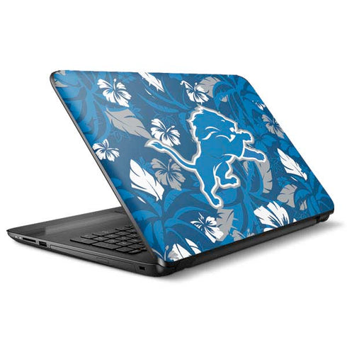 NFL Detroit Lions Tropical Print HP Notebook Skin