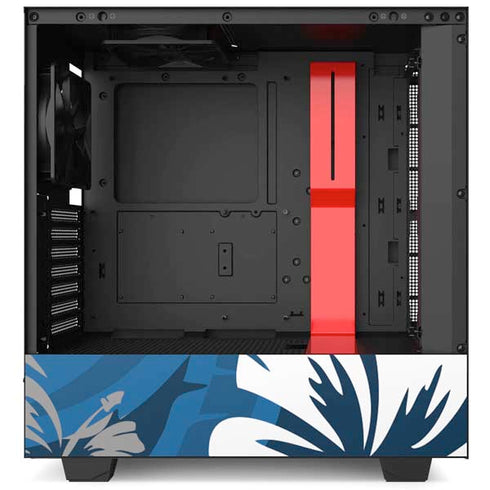 NFL Detroit Lions Tropical Print NZXT H510 Compact ATX Mid-Tower Case Skin