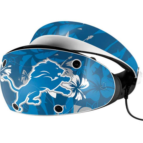 NFL Detroit Lions Tropical Print PlayStation VR2 Skin