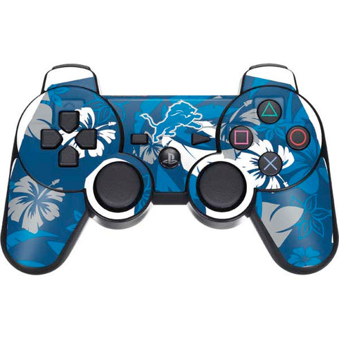 NFL Detroit Lions Tropical Print PS3 Dual Shock wireless controller Skin