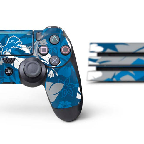 NFL Detroit Lions Tropical Print PS4 Pro Bundle Skin
