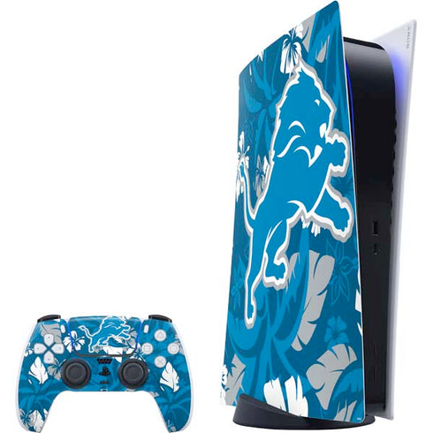 NFL Detroit Lions Tropical Print PS5 Digital Edition Bundle Skin