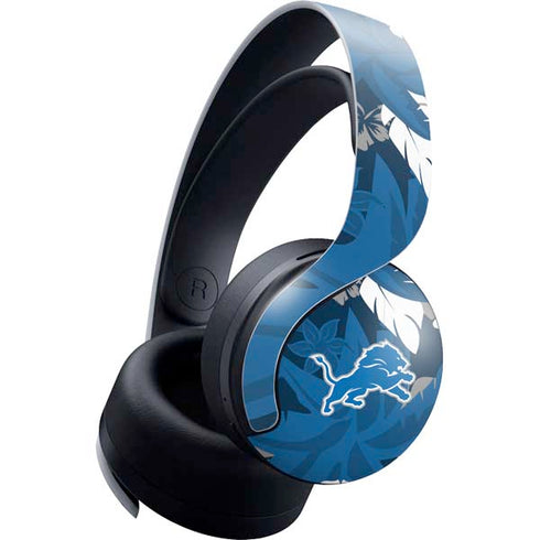 NFL Detroit Lions Tropical Print PULSE 3D Wireless Headset for PS5 Skin