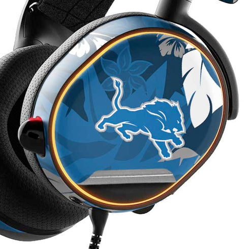 NFL Detroit Lions Tropical Print SteelSeries Arctis 3 Skin