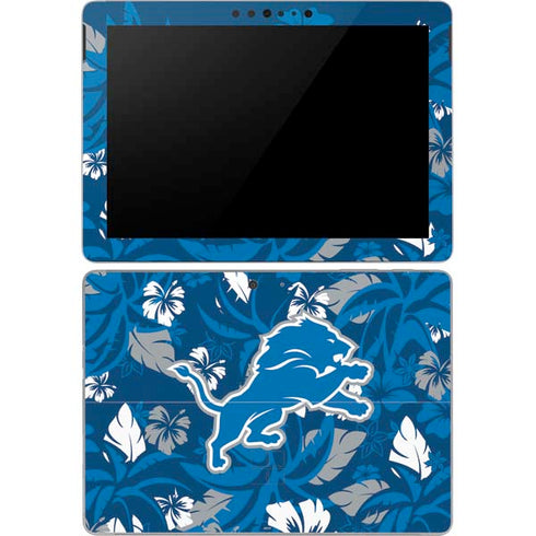 NFL Detroit Lions Tropical Print Surface Go Skin
