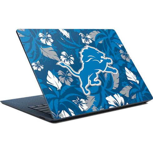 NFL Detroit Lions Tropical Print Surface Laptop Skin