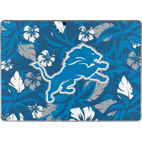 NFL Detroit Lions Tropical Print Surface Pro 8 Skin