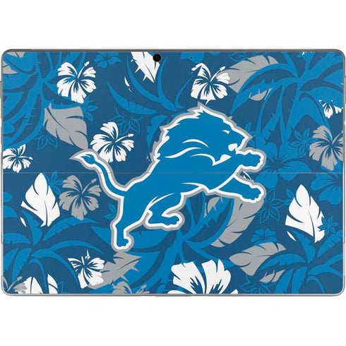 NFL Detroit Lions Tropical Print Surface Pro 9 Skin
